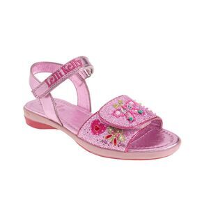 Lelli Kelly LK4472 Pink Glitter ToddlerG sandals 24 NEW